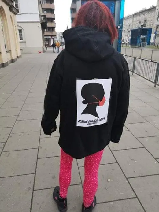 Protest v nouzovém stavu Foto:  Ogólnopolski Strajk Kobiet