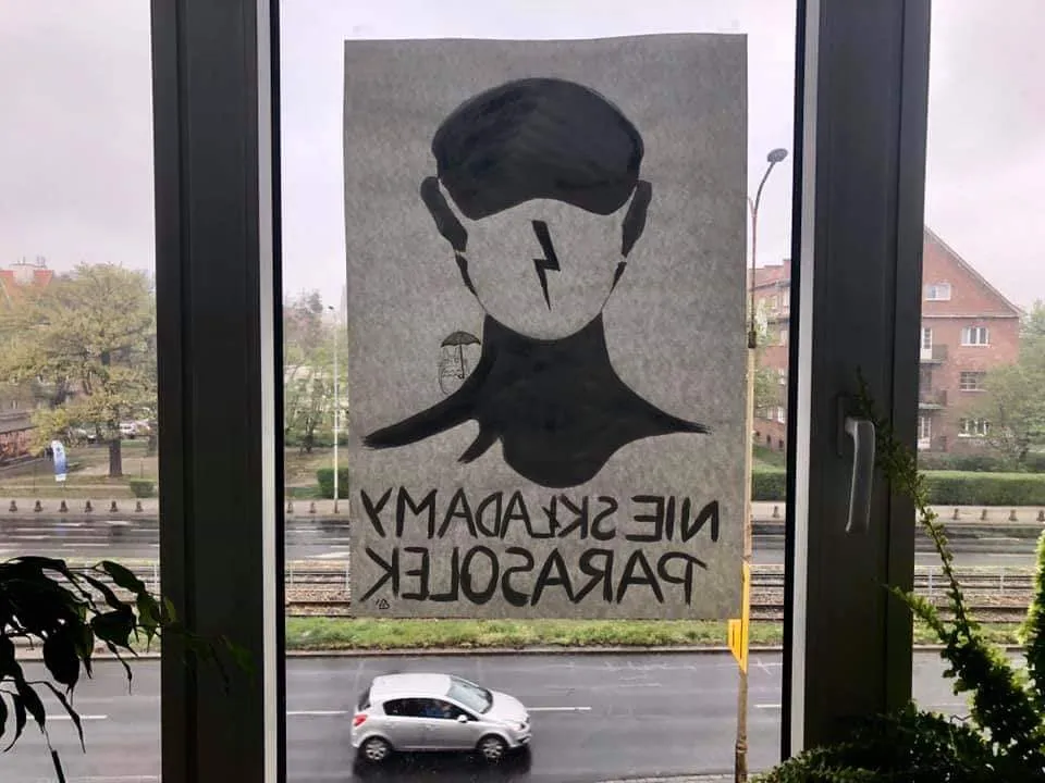 Protest v nouzovém stavu Foto:  Ogólnopolski Strajk Kobiet